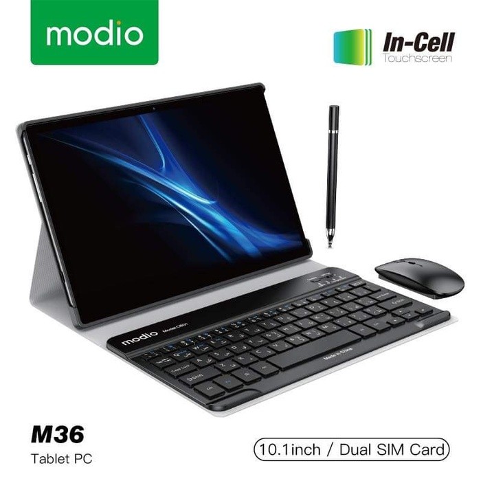 MODIO M19 10 inch 8GB RAM Android Educational Tablet PC - 512GB ROM 6000mAh BATTERY